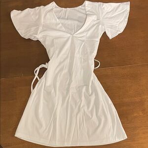 Elegant White Mini Dress